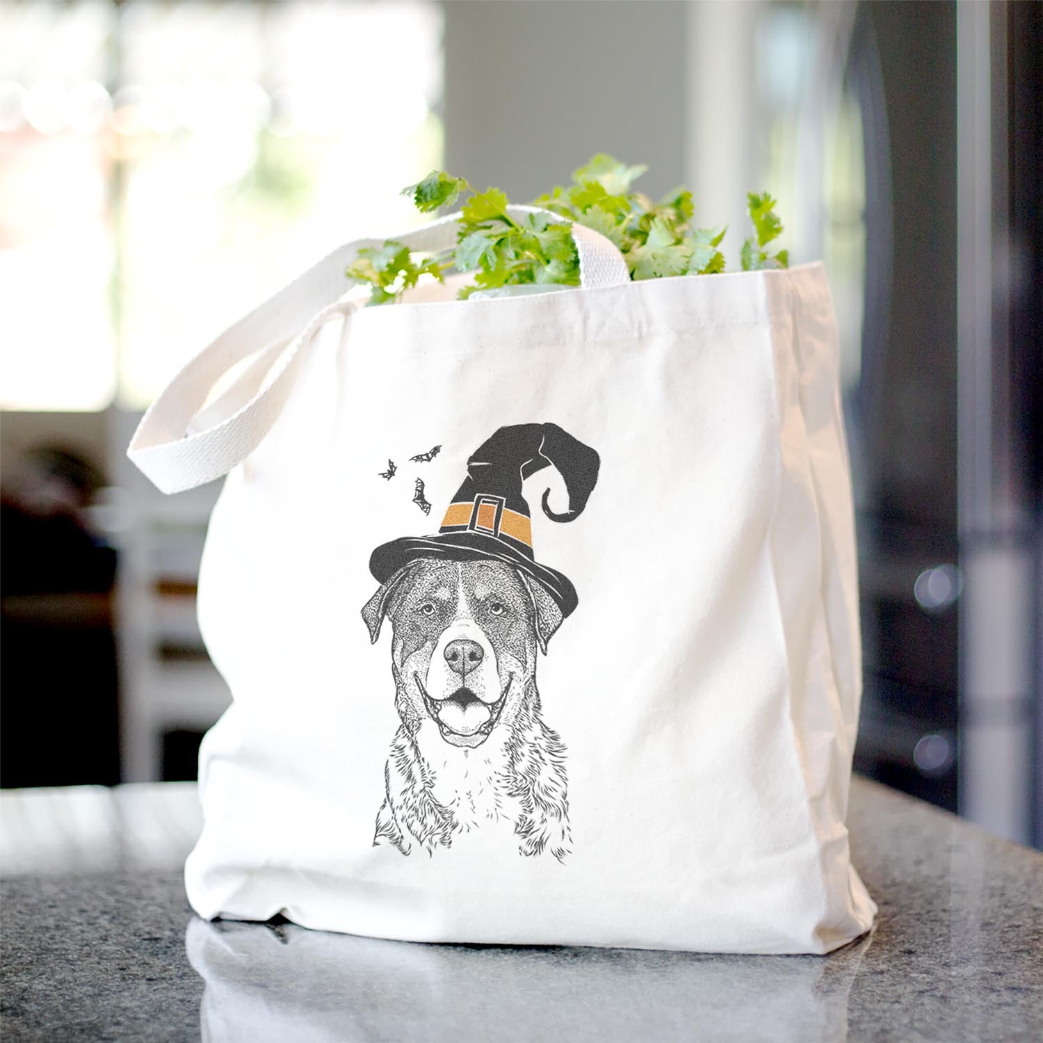 Leon the Greater Swiss Mountain Dog - Tote Bag