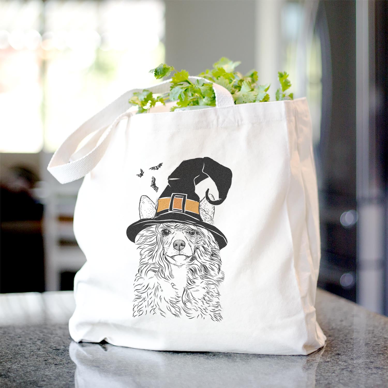 Preston the Powderpuff Chinese Crested - Tote Bag