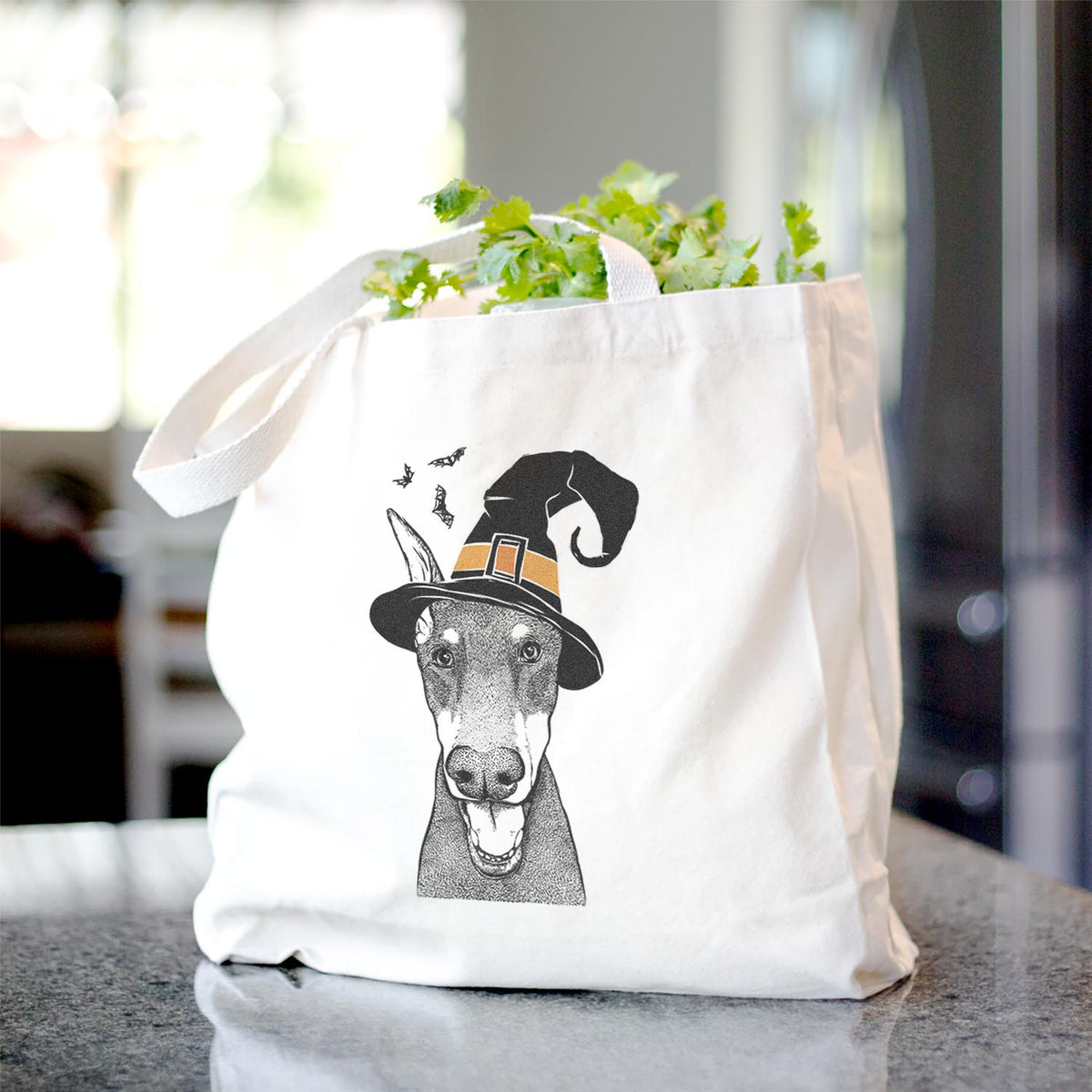 Sir Duke the Doberman Pinscher - Tote Bag
