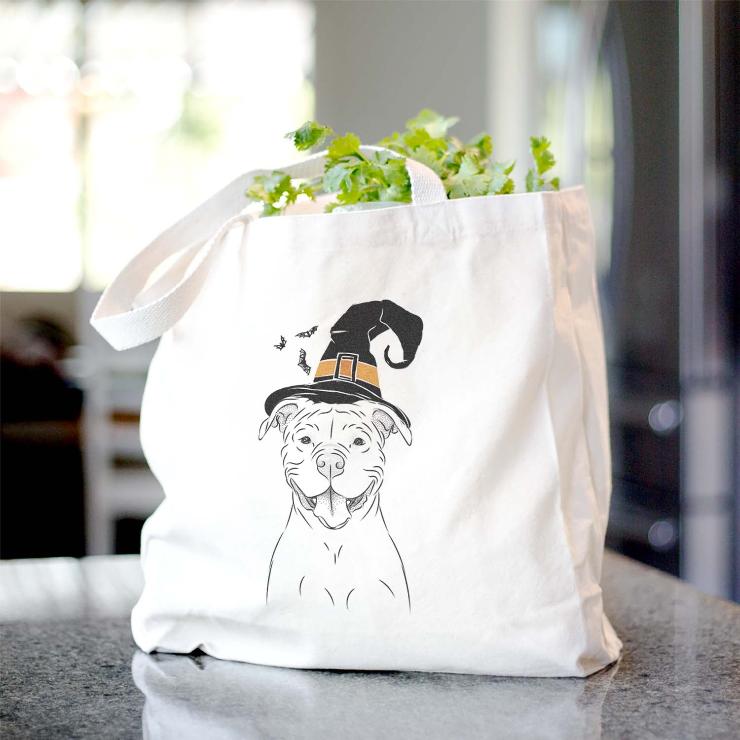 Tyson the American Bulldog - Tote Bag