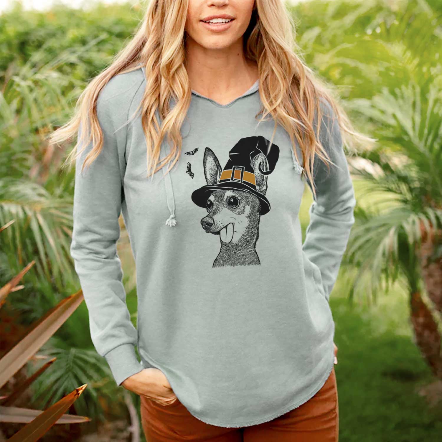 Witch Aaron the Chihuahua - Cali Wave Hooded Sweatshirt