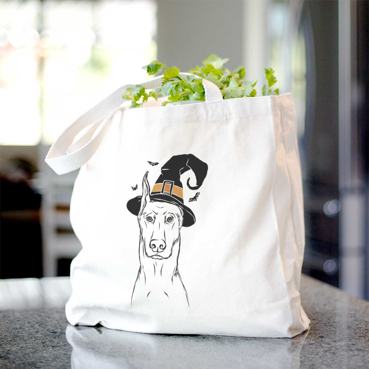 Ace the Doberman Pinscher - Tote Bag