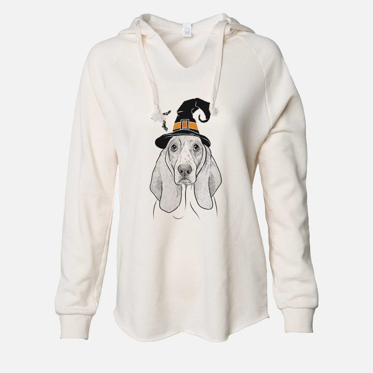 Witch Addison the Basset Hound - Cali Wave Hooded Sweatshirt