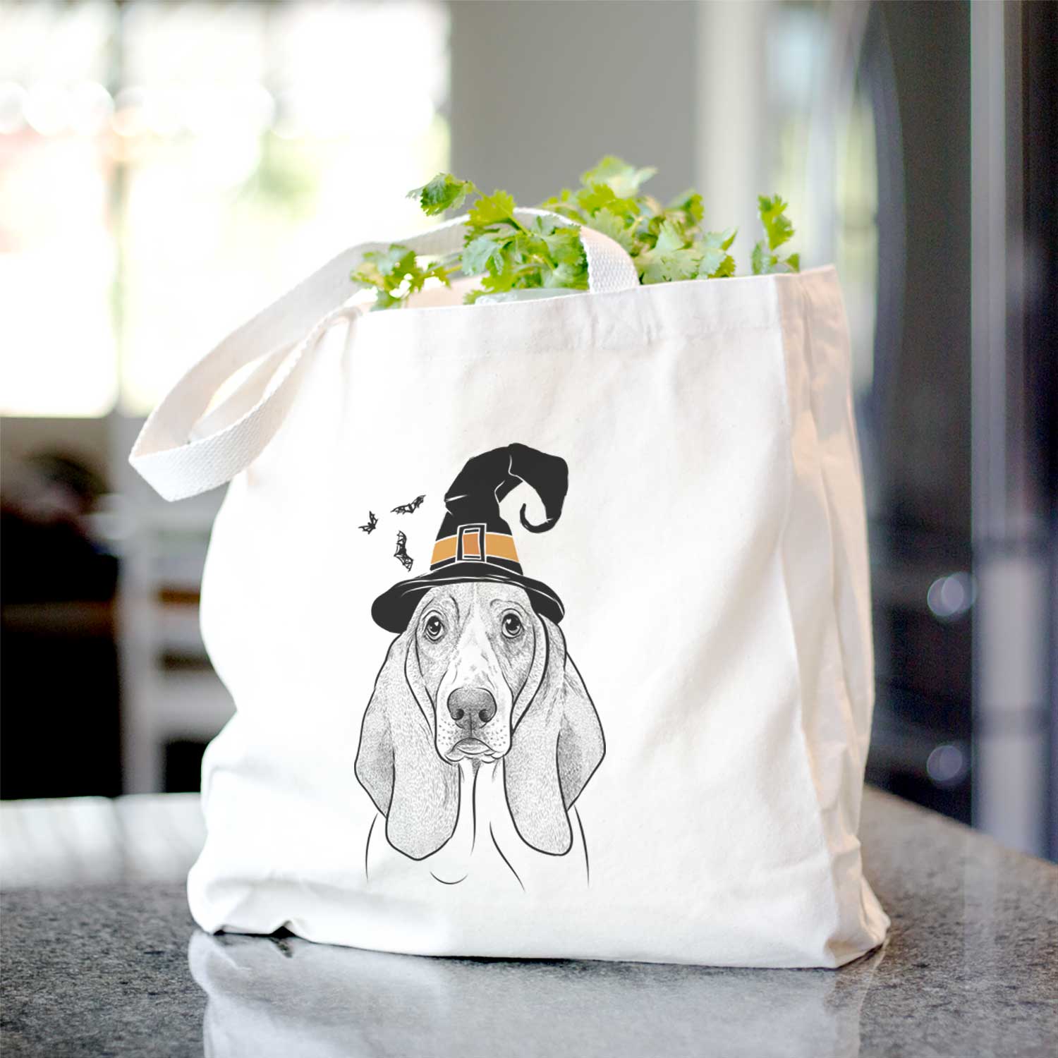 Addison the Basset Hound - Tote Bag