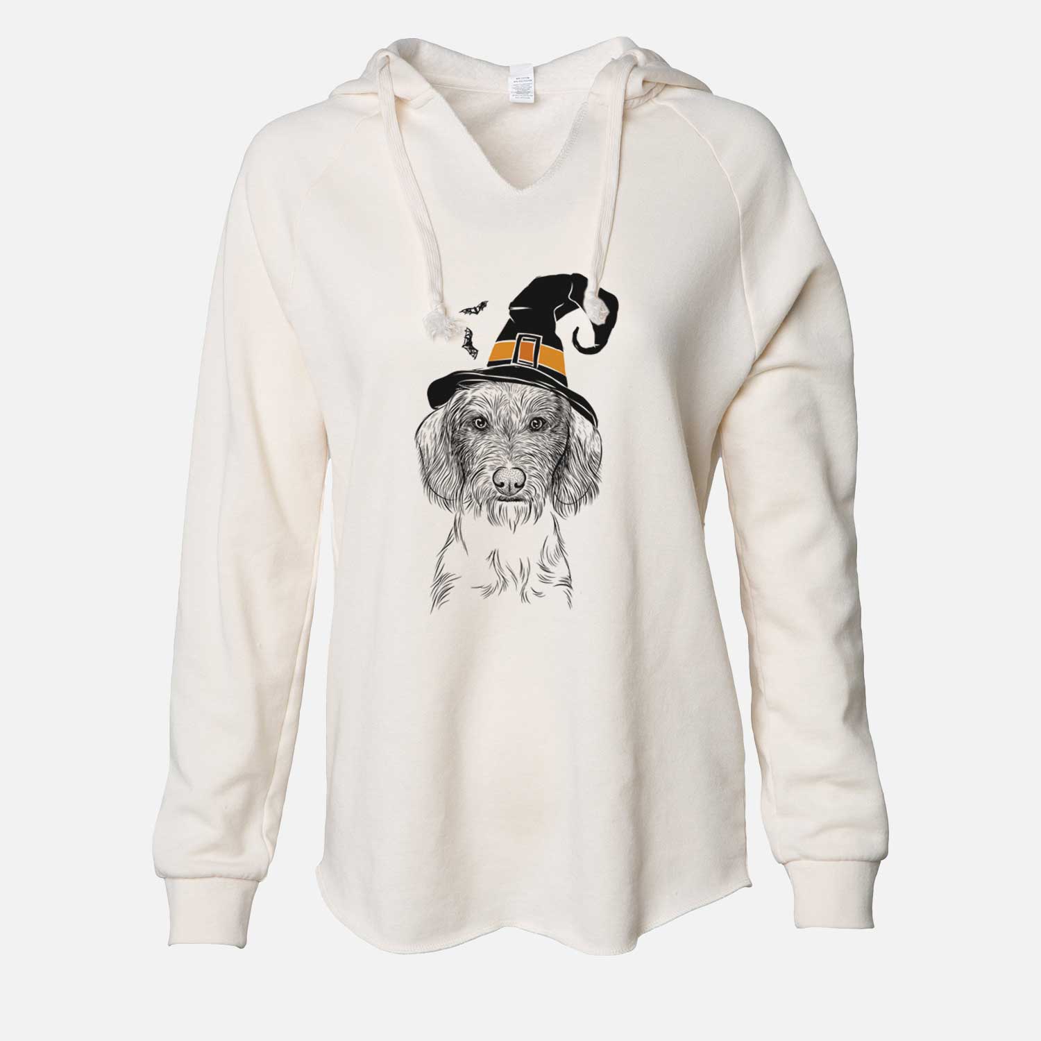 Witch Almond the Wirehaired Dachshund - Cali Wave Hooded Sweatshirt