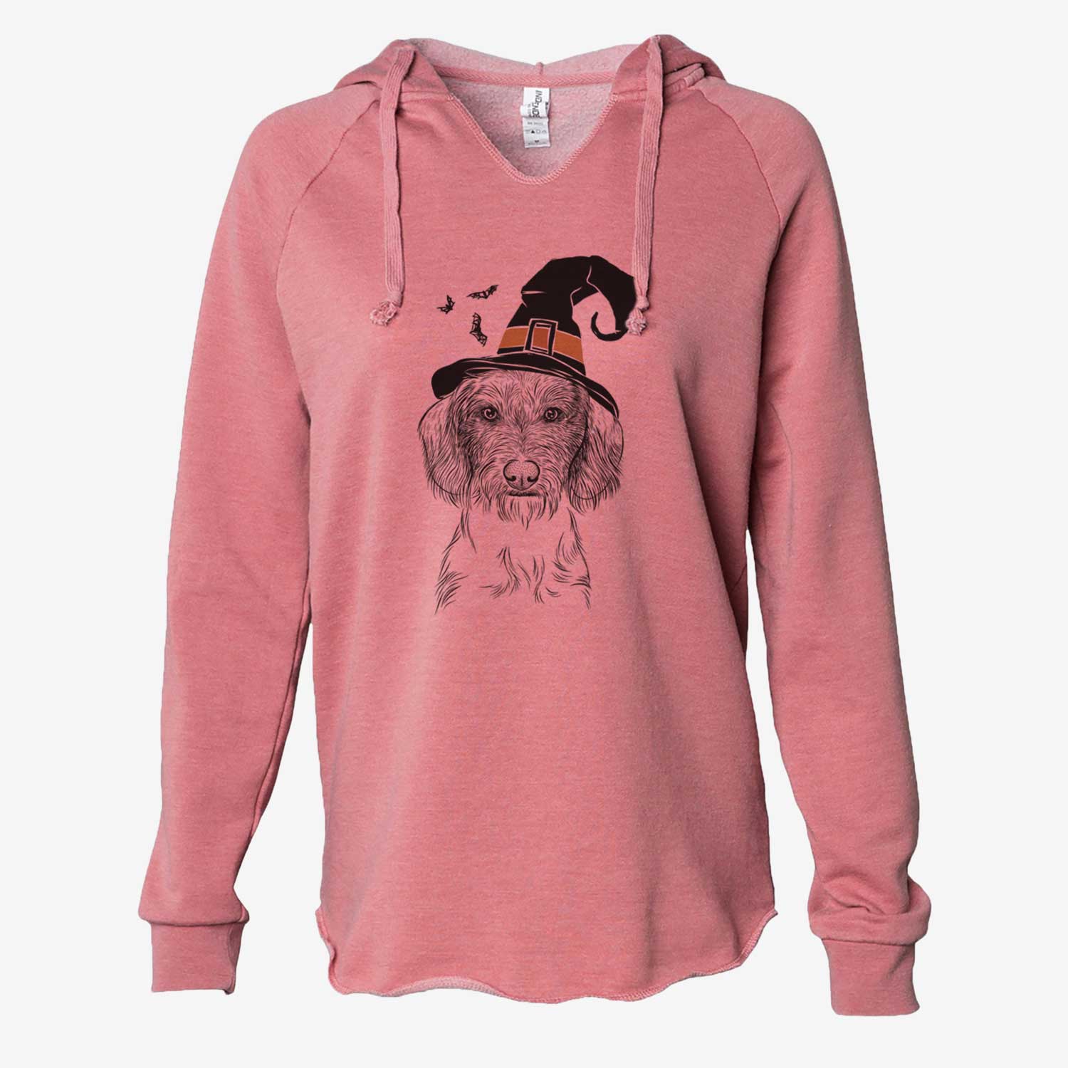 Witch Almond the Wirehaired Dachshund - Cali Wave Hooded Sweatshirt