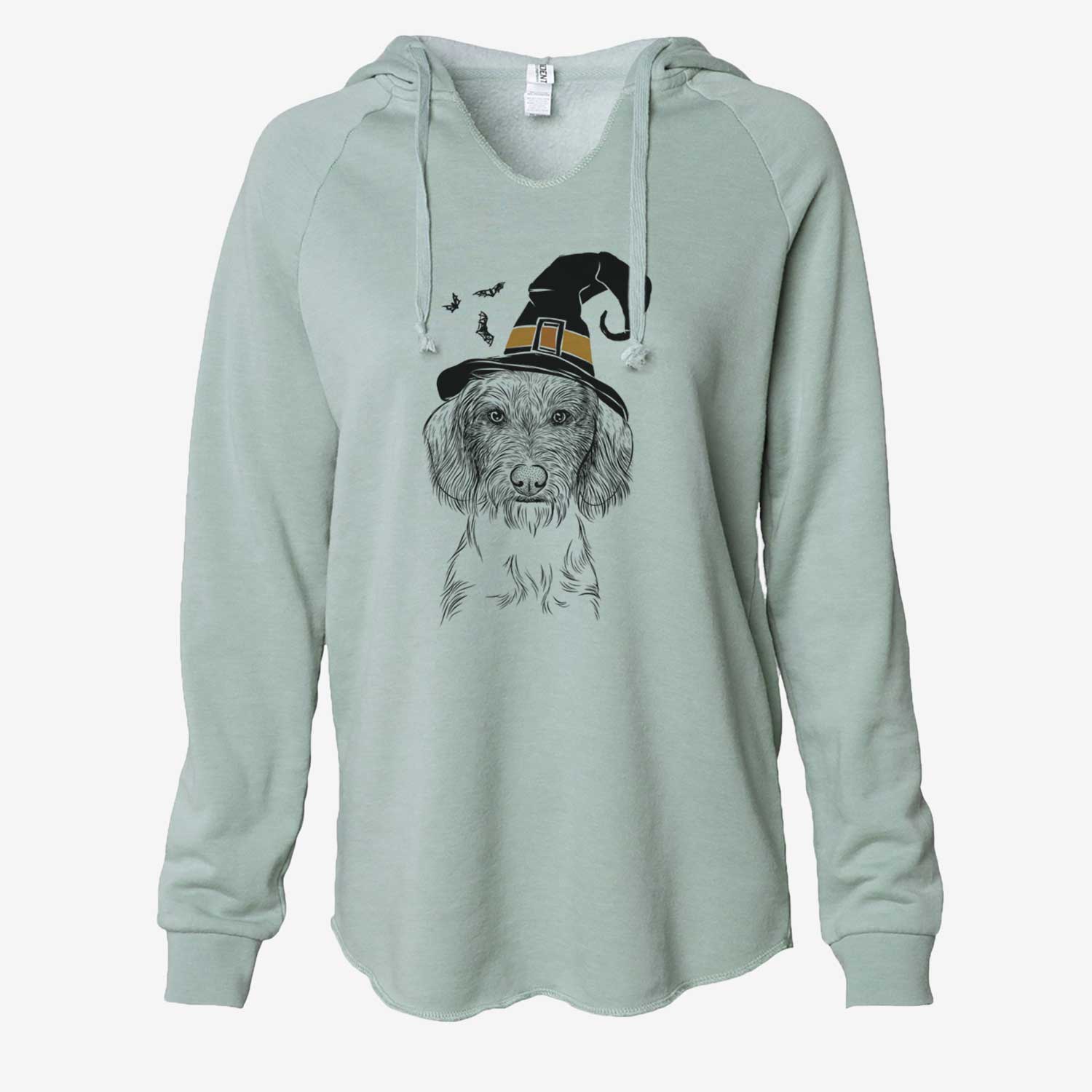 Witch Almond the Wirehaired Dachshund - Cali Wave Hooded Sweatshirt