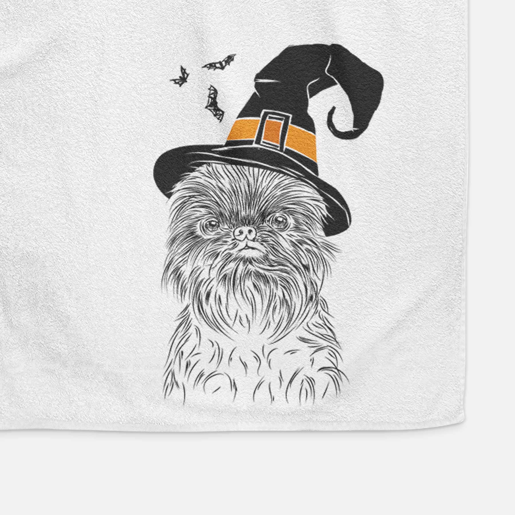 Alo the Brussels Griffon Decorative Hand Towel