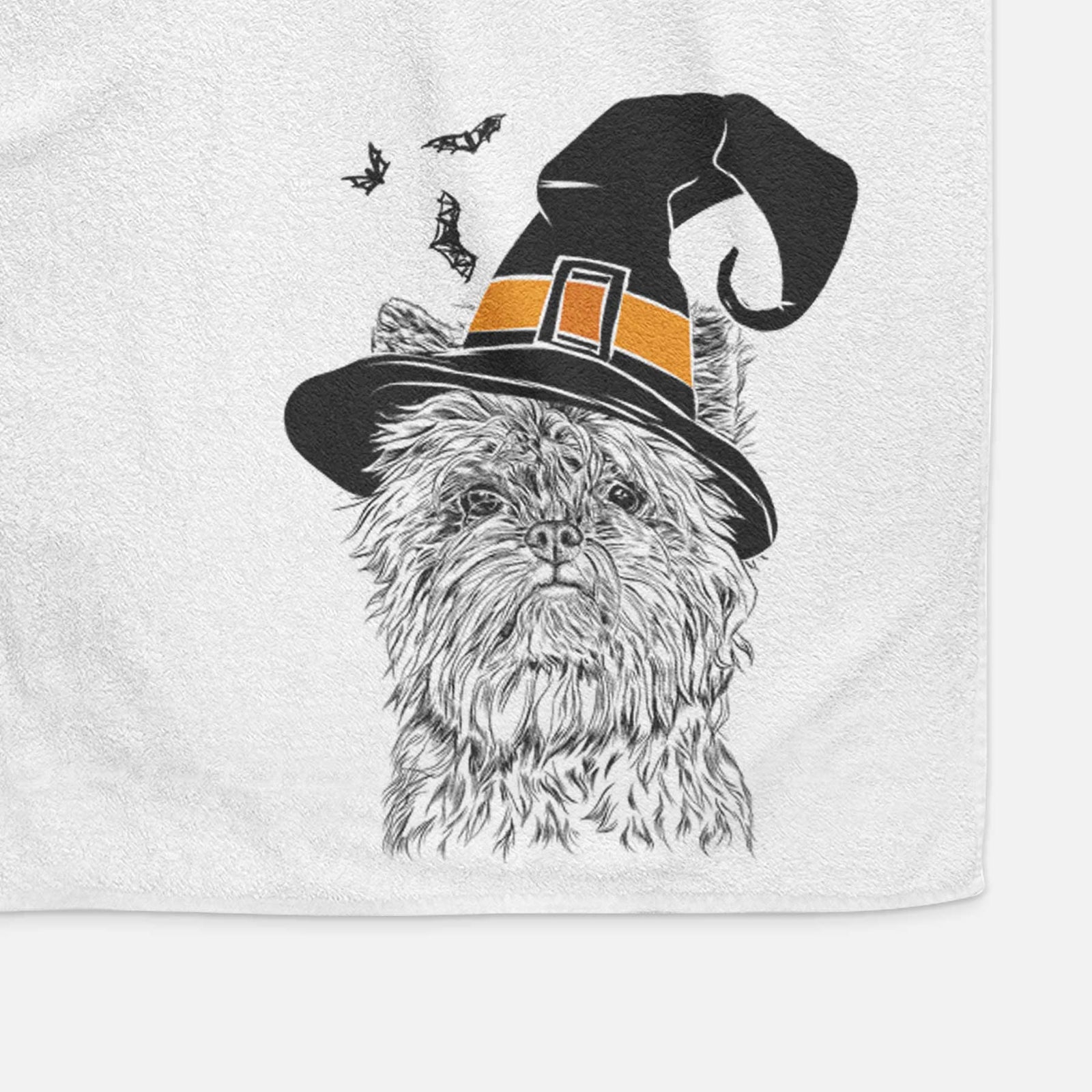 Alvin the Affenpinscher Decorative Hand Towel