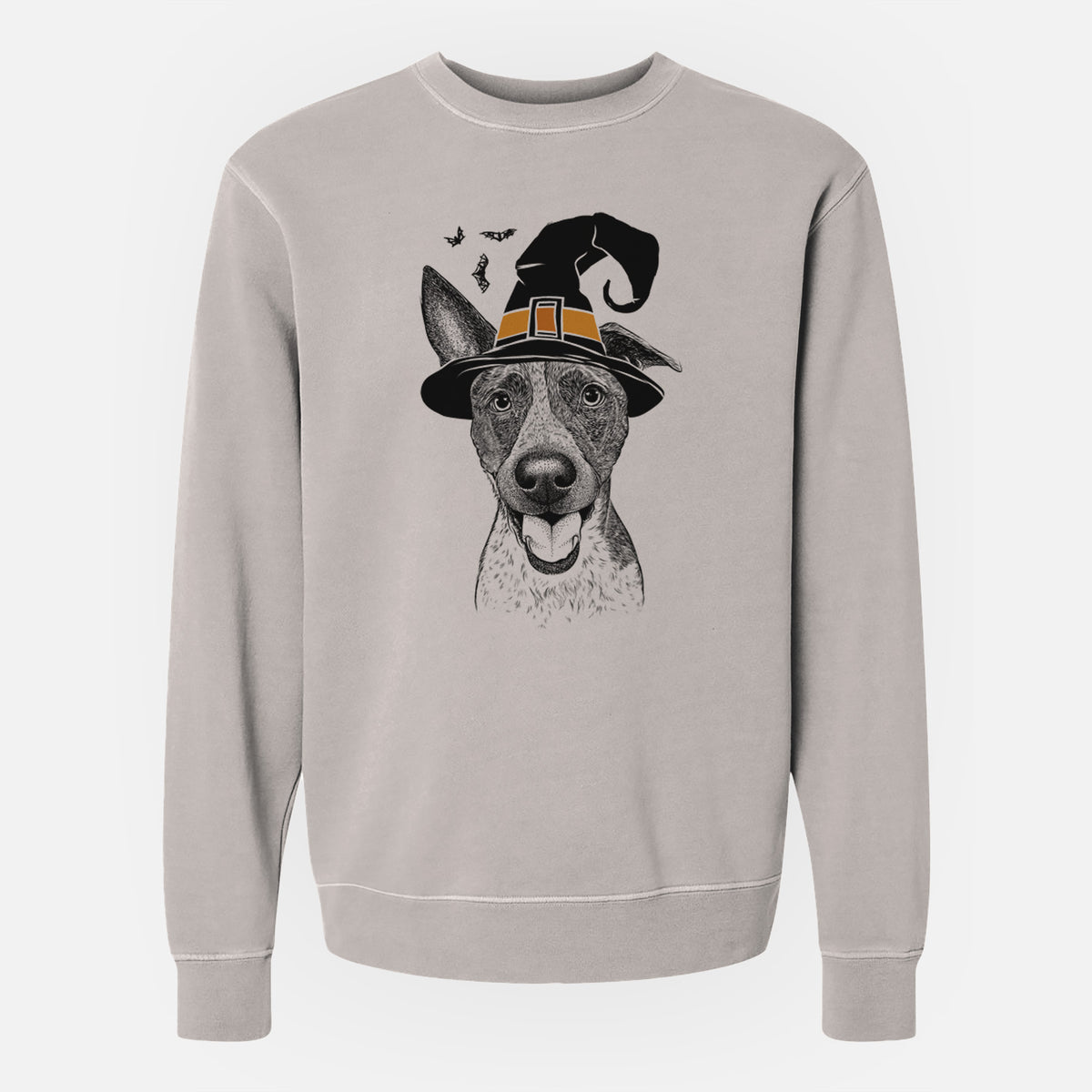 Witch Amigo the Heeler Mix - Unisex Pigment Dyed Crew Sweatshirt