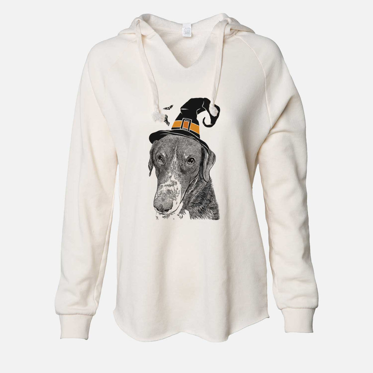 Witch Angel Orion the Mixed Breed - Cali Wave Hooded Sweatshirt