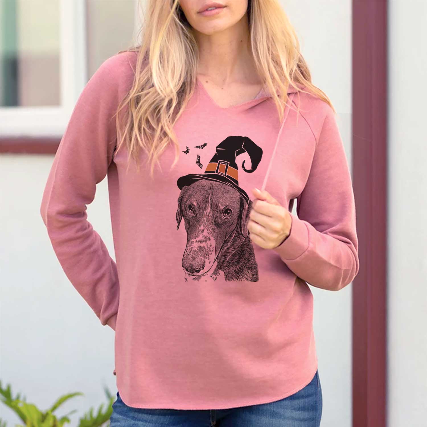 Witch Angel Orion the Mixed Breed - Cali Wave Hooded Sweatshirt