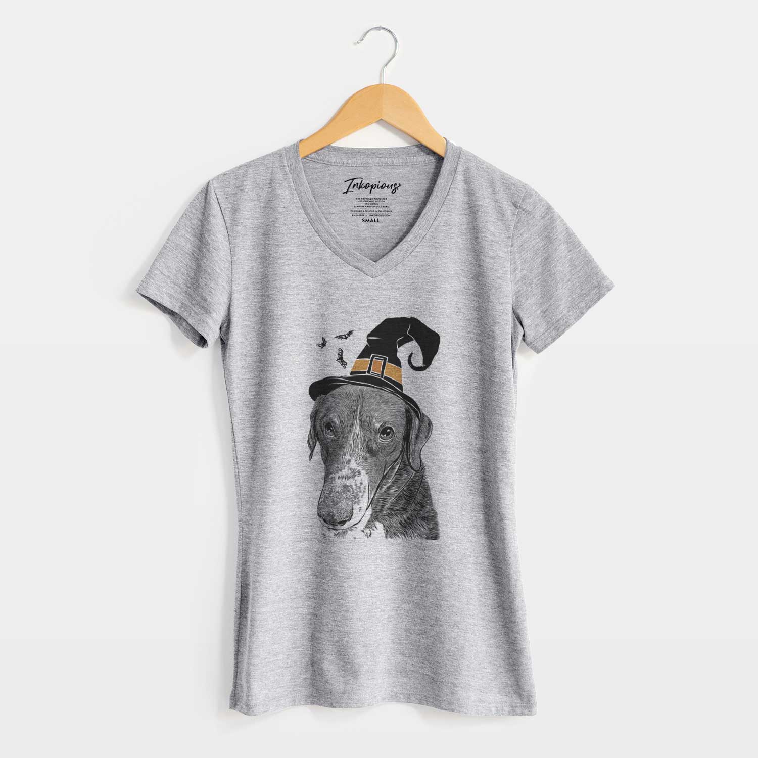 Witch Angel Orion the Mixed Breed - Women's V-neck Shirt