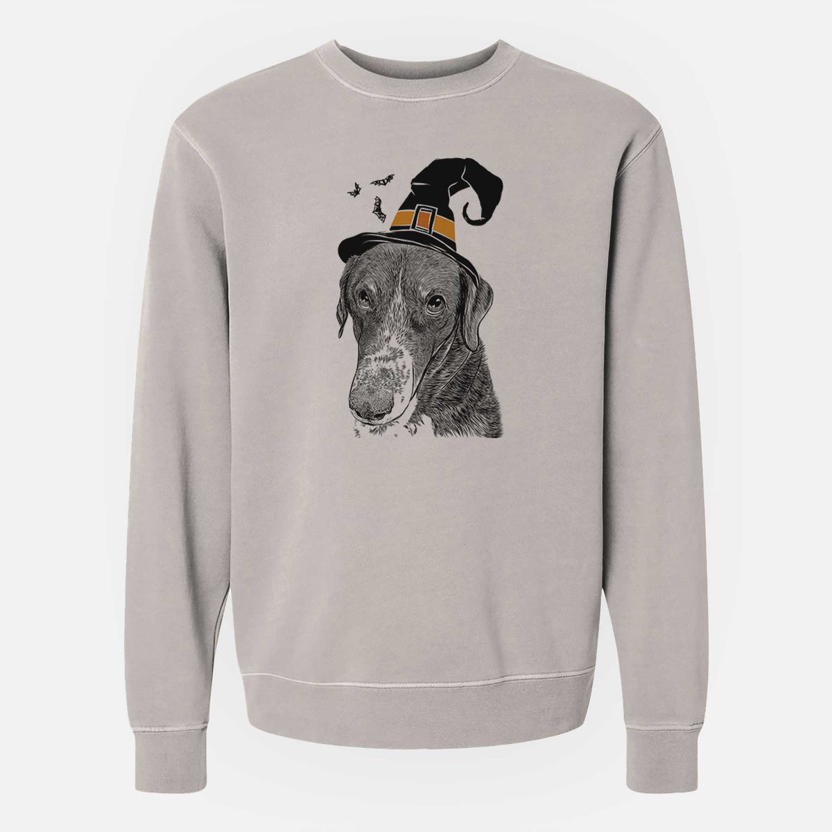 Witch Angel Orion the Mixed Breed - Unisex Pigment Dyed Crew Sweatshirt