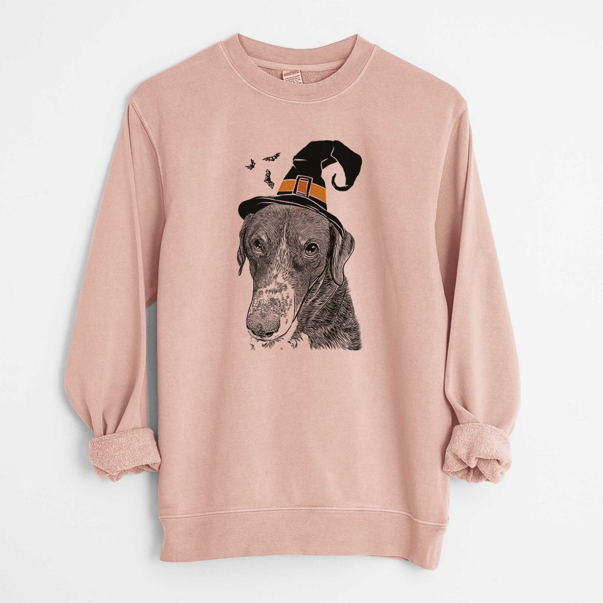 Witch Angel Orion the Mixed Breed - Unisex Pigment Dyed Crew Sweatshirt