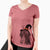 Witch Angel Orion the Mixed Breed - Women's V-neck Shirt