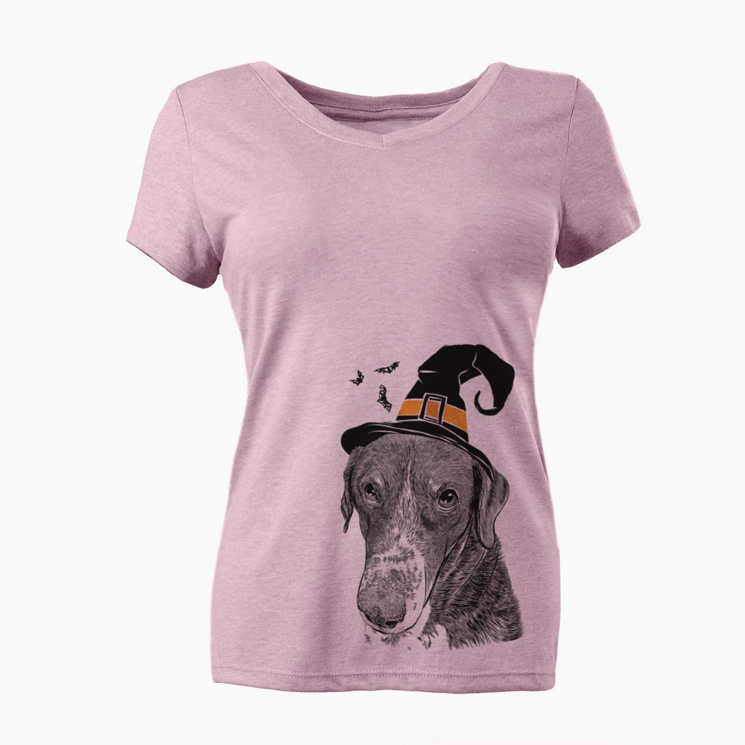 Witch Angel Orion the Mixed Breed - Women's V-neck Shirt