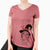 Witch Annabelle the Dachshund - Women's V-neck Shirt