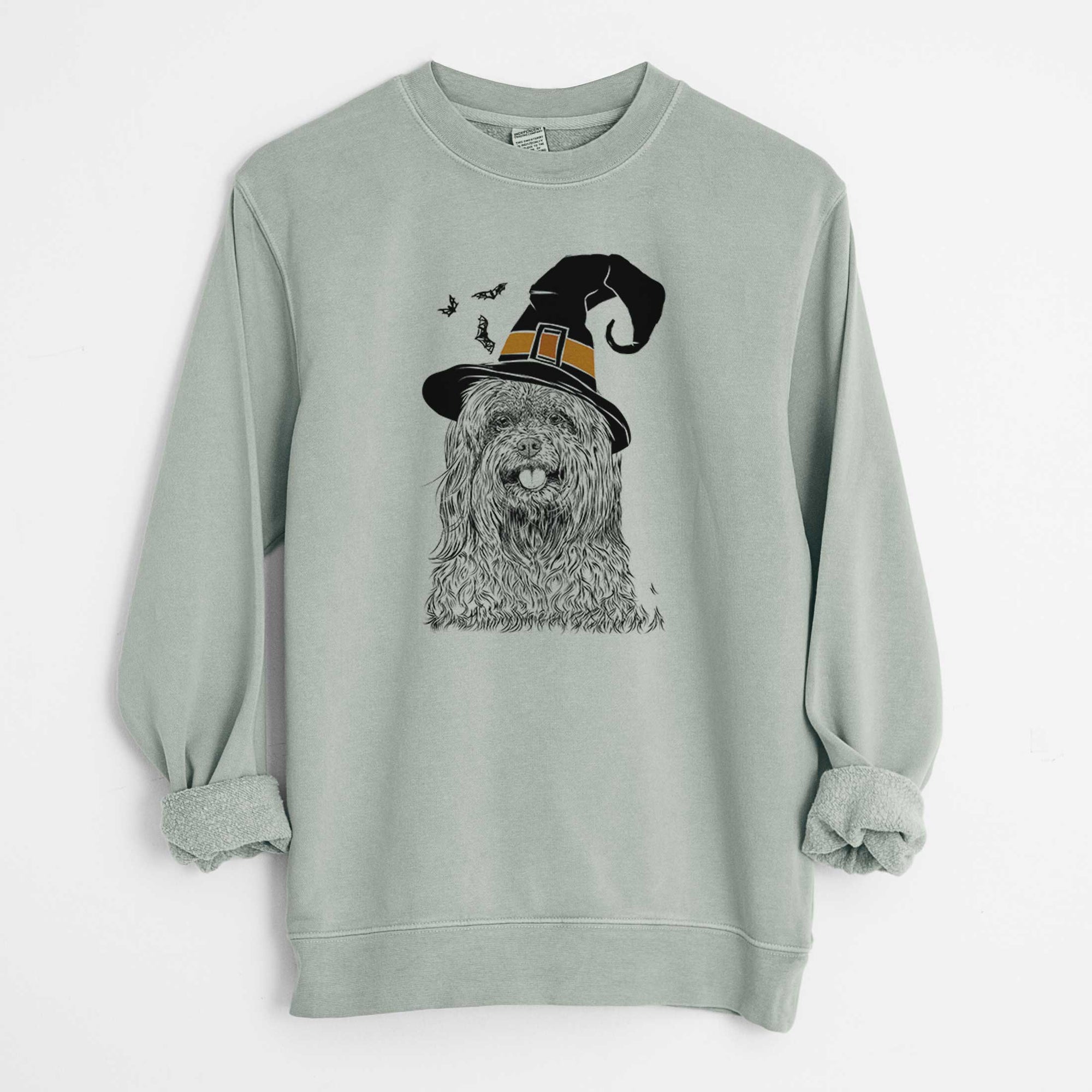 Witch Annie the Mixed Breed - Unisex Pigment Dyed Crew Sweatshirt