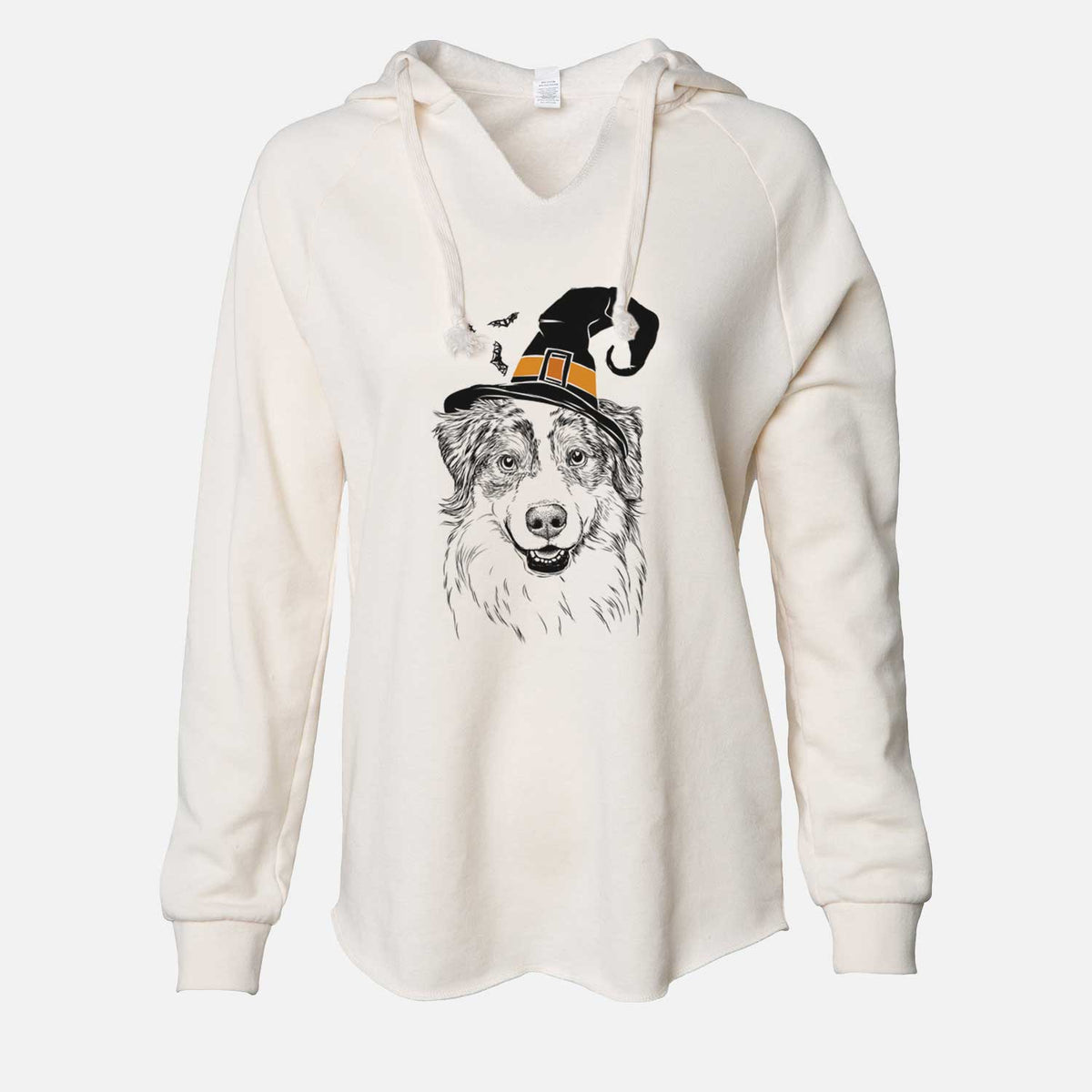 Witch Aonghus the Australian Shepherd - Cali Wave Hooded Sweatshirt