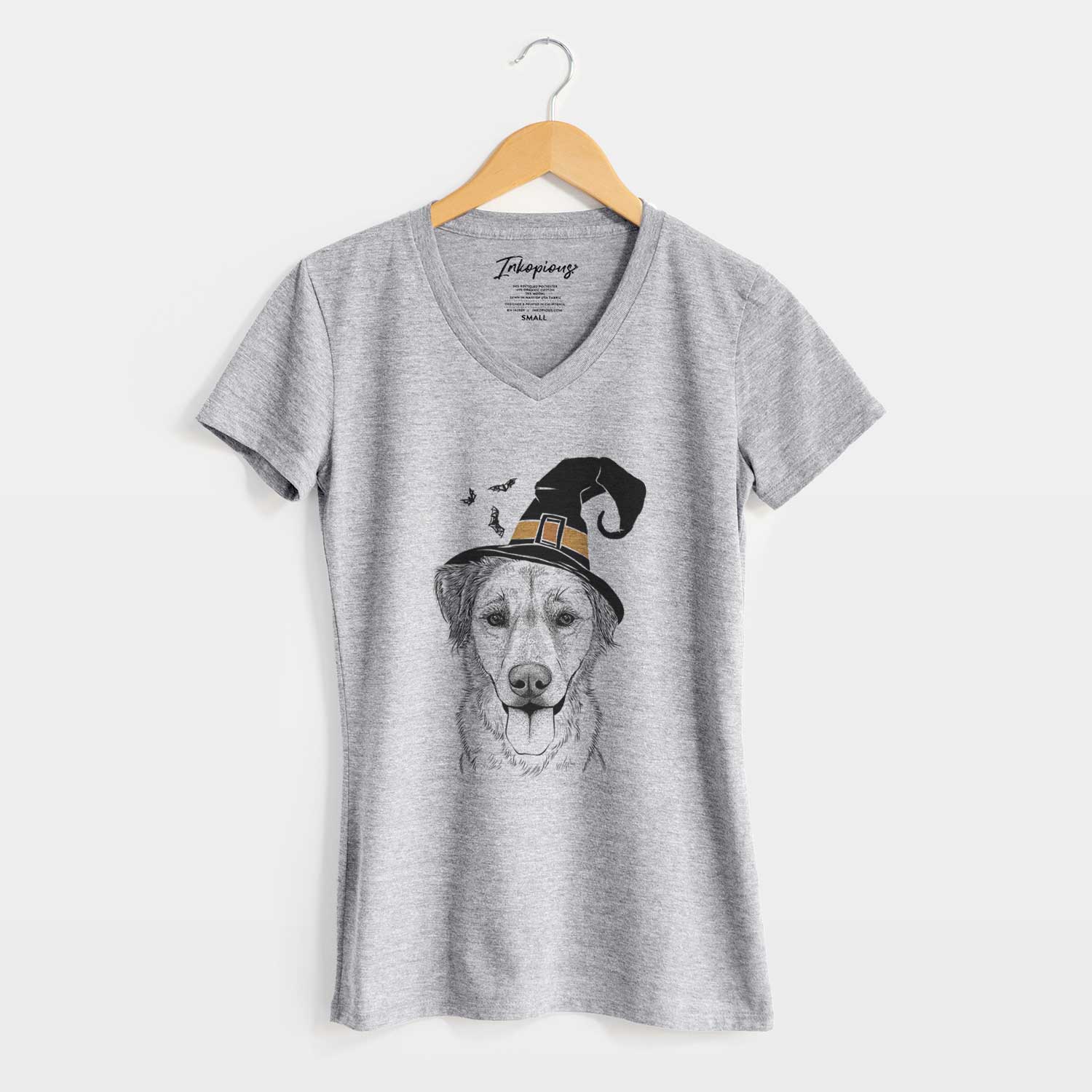 Witch Apollo the Mixed Breed - Women's V-neck Shirt