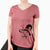 Witch Archie the Chihuahua Mix - Women's V-neck Shirt