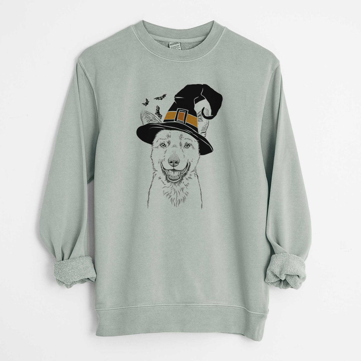 Witch Arden the Australian Kelpie - Unisex Pigment Dyed Crew Sweatshirt