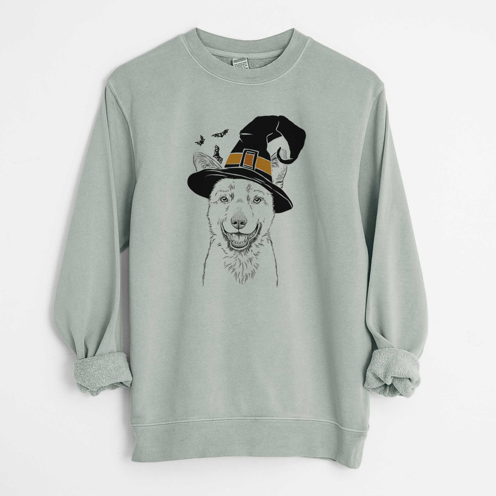 Witch Arden the Australian Kelpie - Unisex Pigment Dyed Crew Sweatshirt