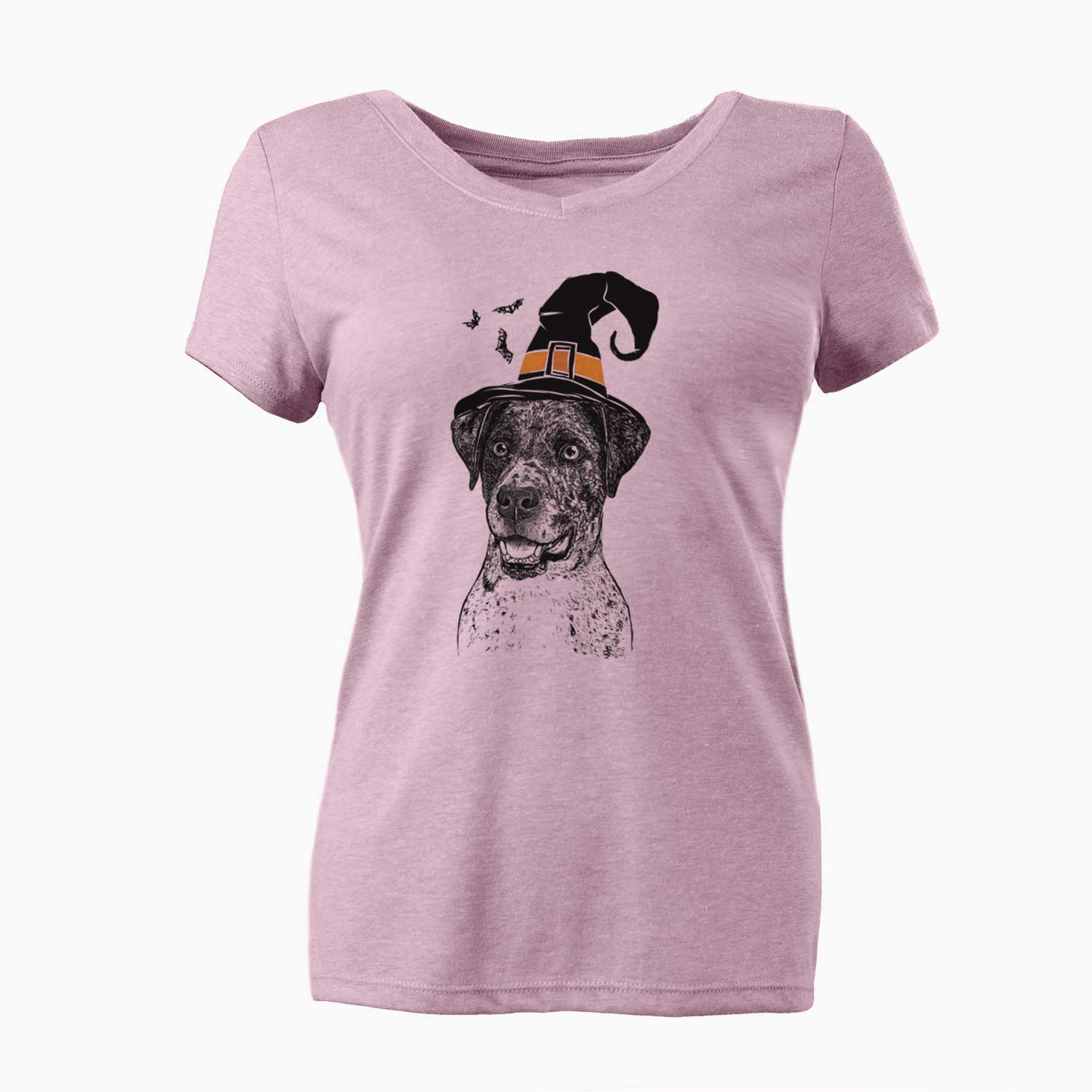 Witch Argos the Catahoula - Women's V-neck Shirt