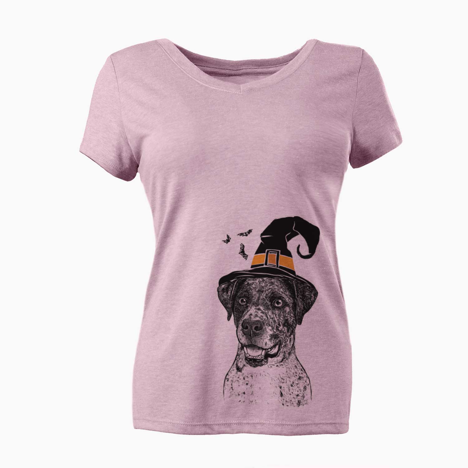 Witch Argos the Catahoula - Women's V-neck Shirt