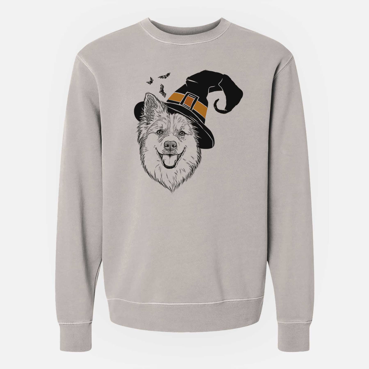 Witch Ari the Icelandic Sheepdog - Unisex Pigment Dyed Crew Sweatshirt