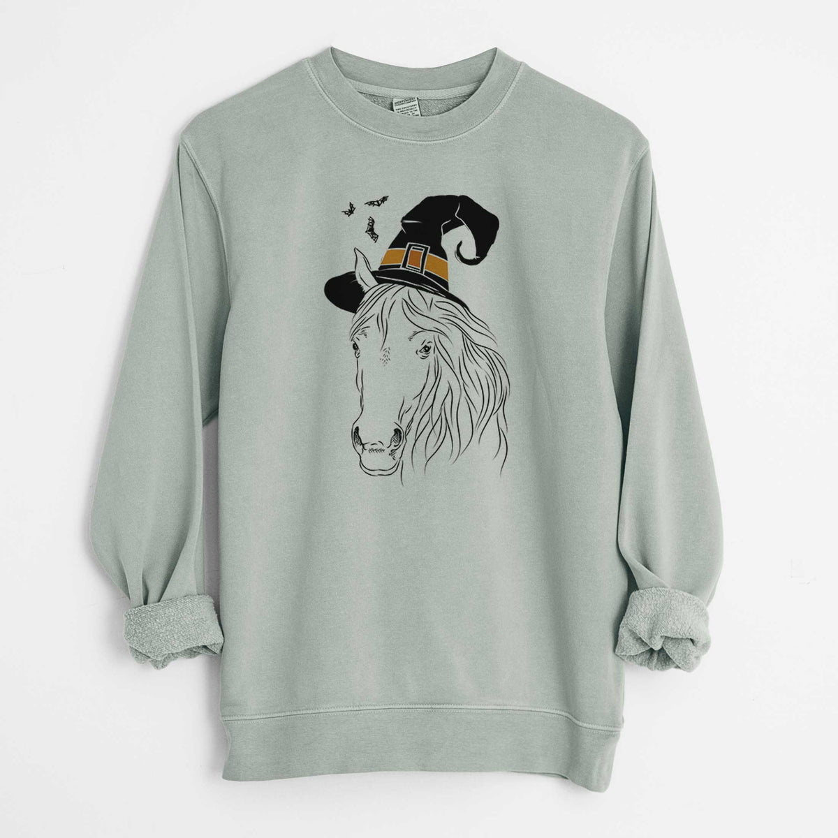 Witch Aria the Horse - Unisex Pigment Dyed Crew Sweatshirt