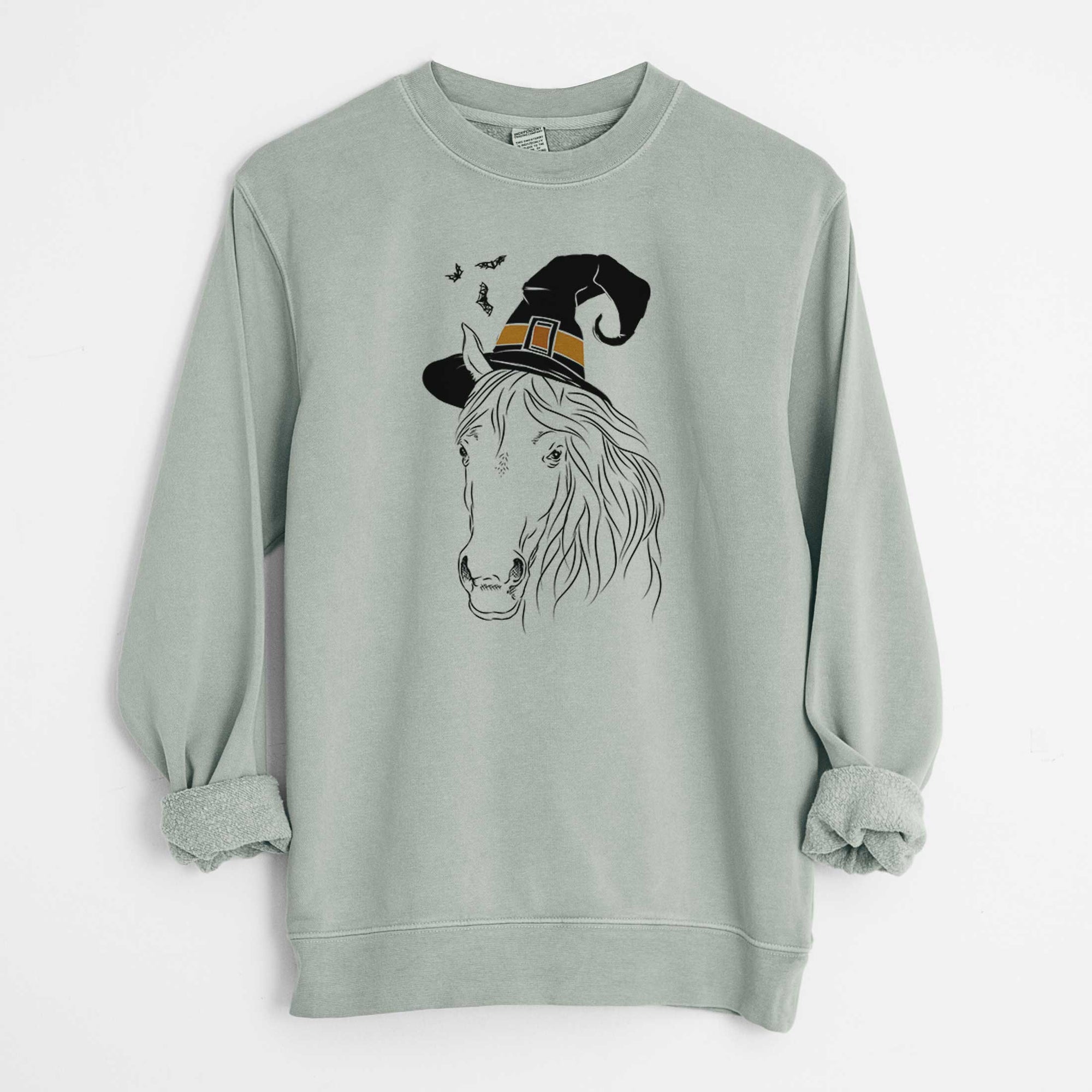 Witch Aria the Horse - Unisex Pigment Dyed Crew Sweatshirt