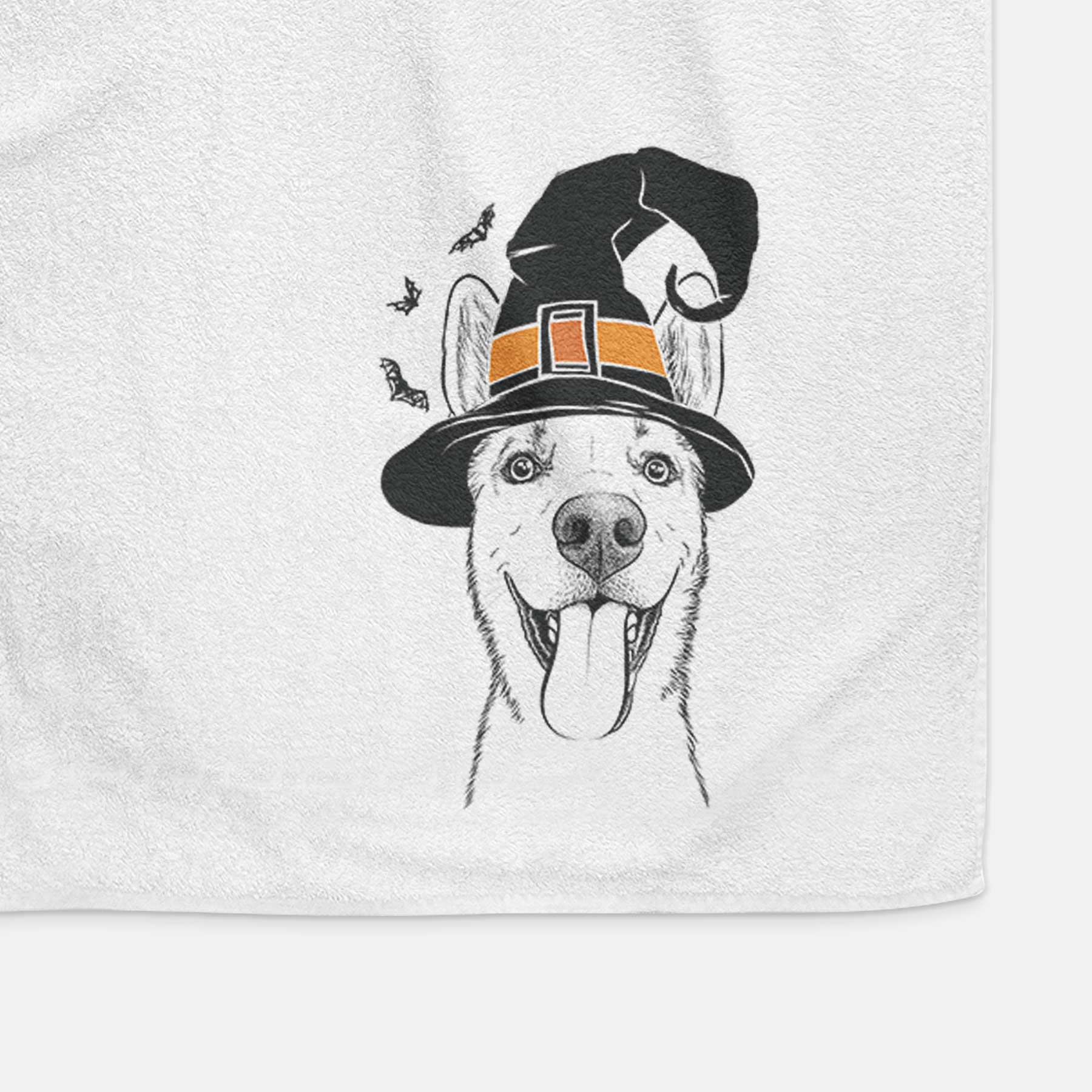 Arlo the Husky Shepherd Mix Decorative Hand Towel