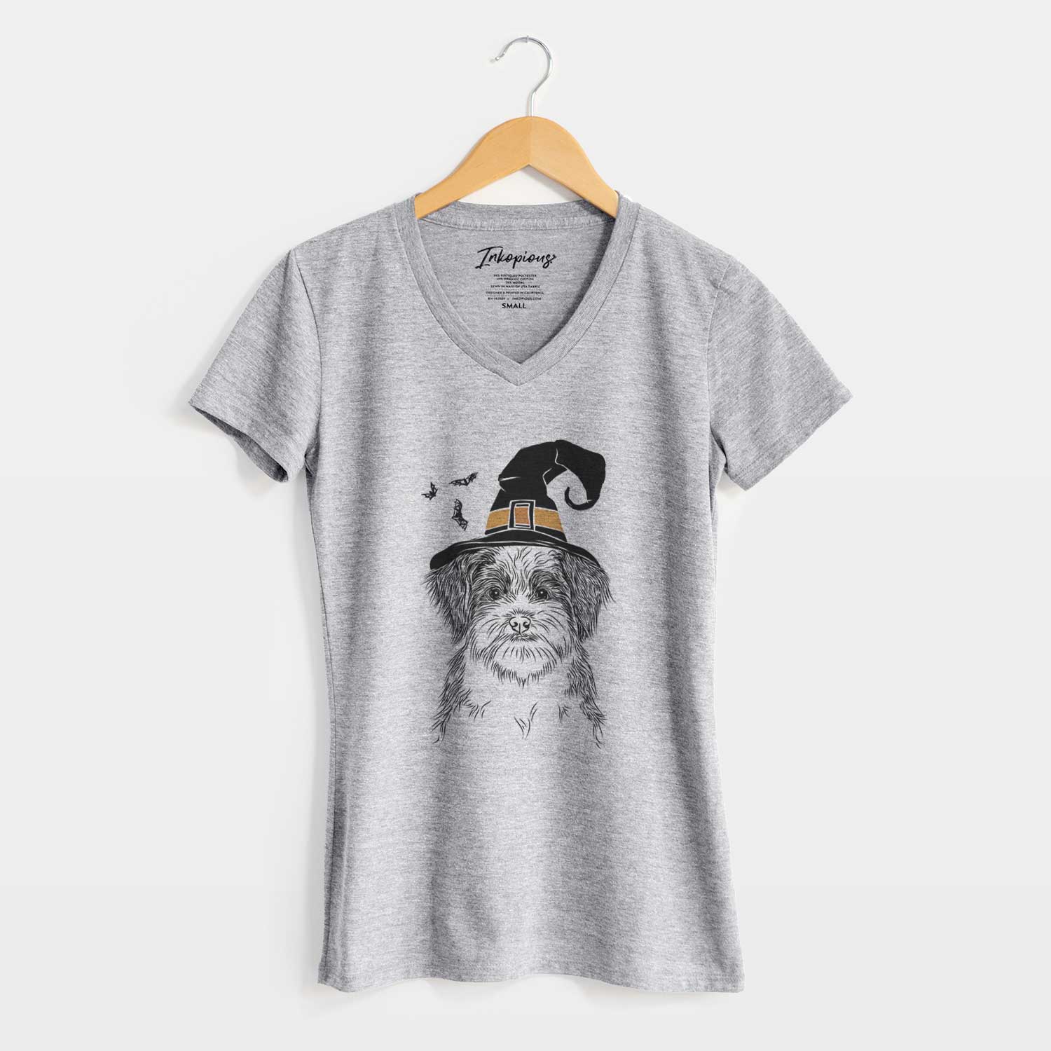 Witch Asa the Havanese - Women's V-neck Shirt