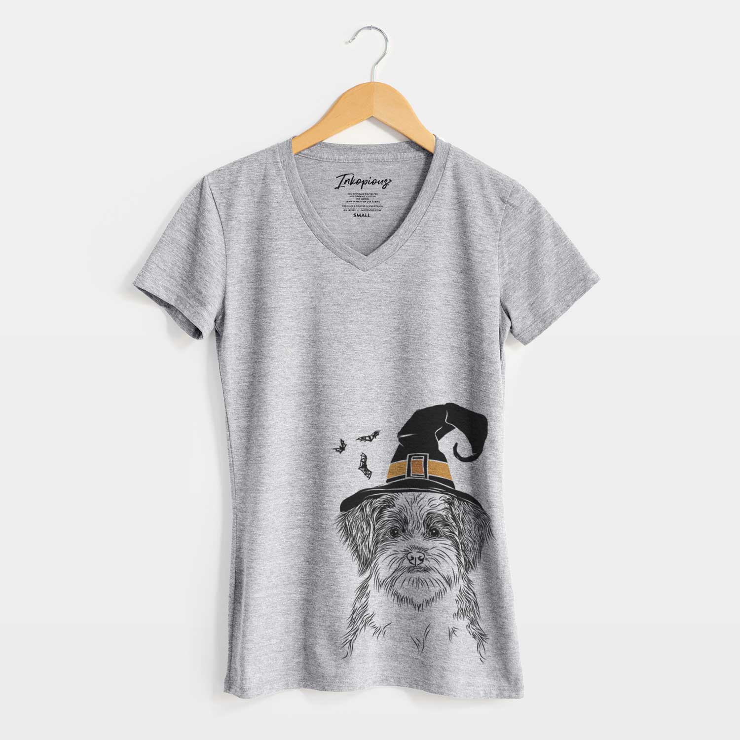 Witch Asa the Havanese - Women's V-neck Shirt