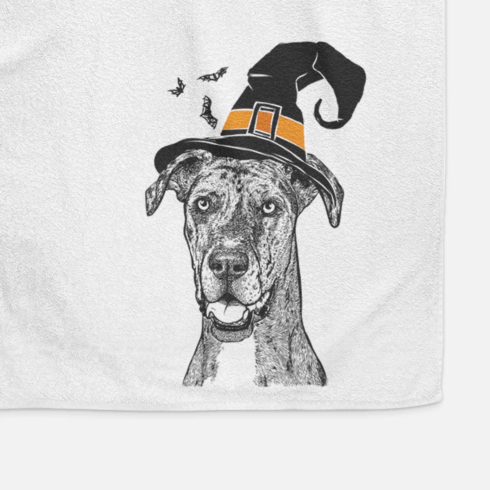 Athena the Merle Great Dane Decorative Hand Towel