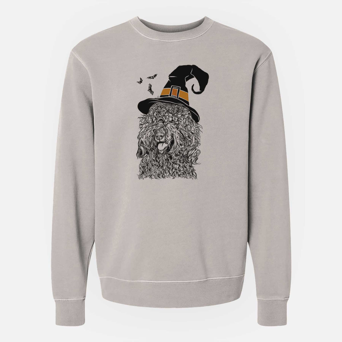 Witch Babs the Barbet - Unisex Pigment Dyed Crew Sweatshirt