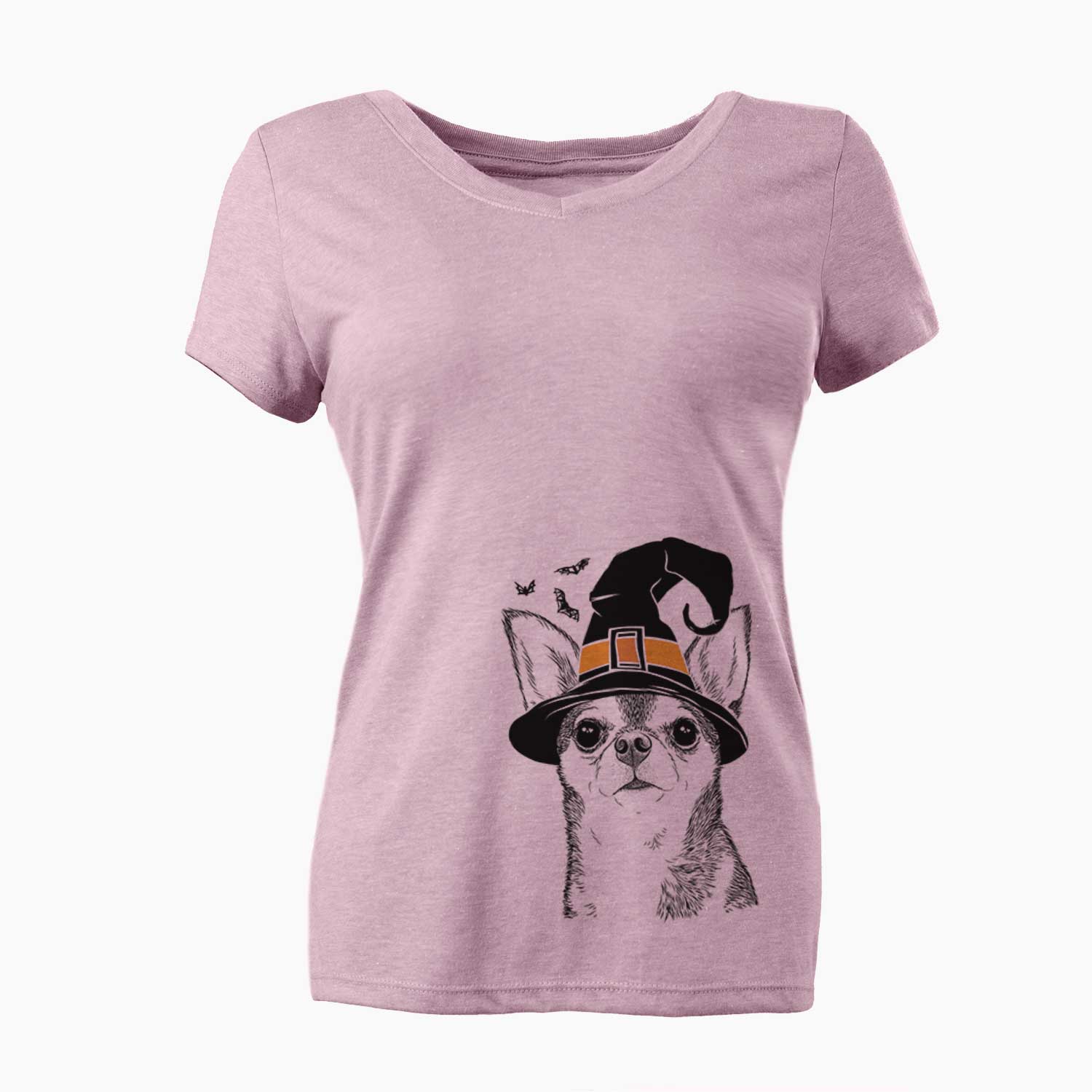 Witch Baby the Chihuahua - Women's V-neck Shirt