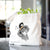 Bailey the Long Haired Dachshund - Tote Bag