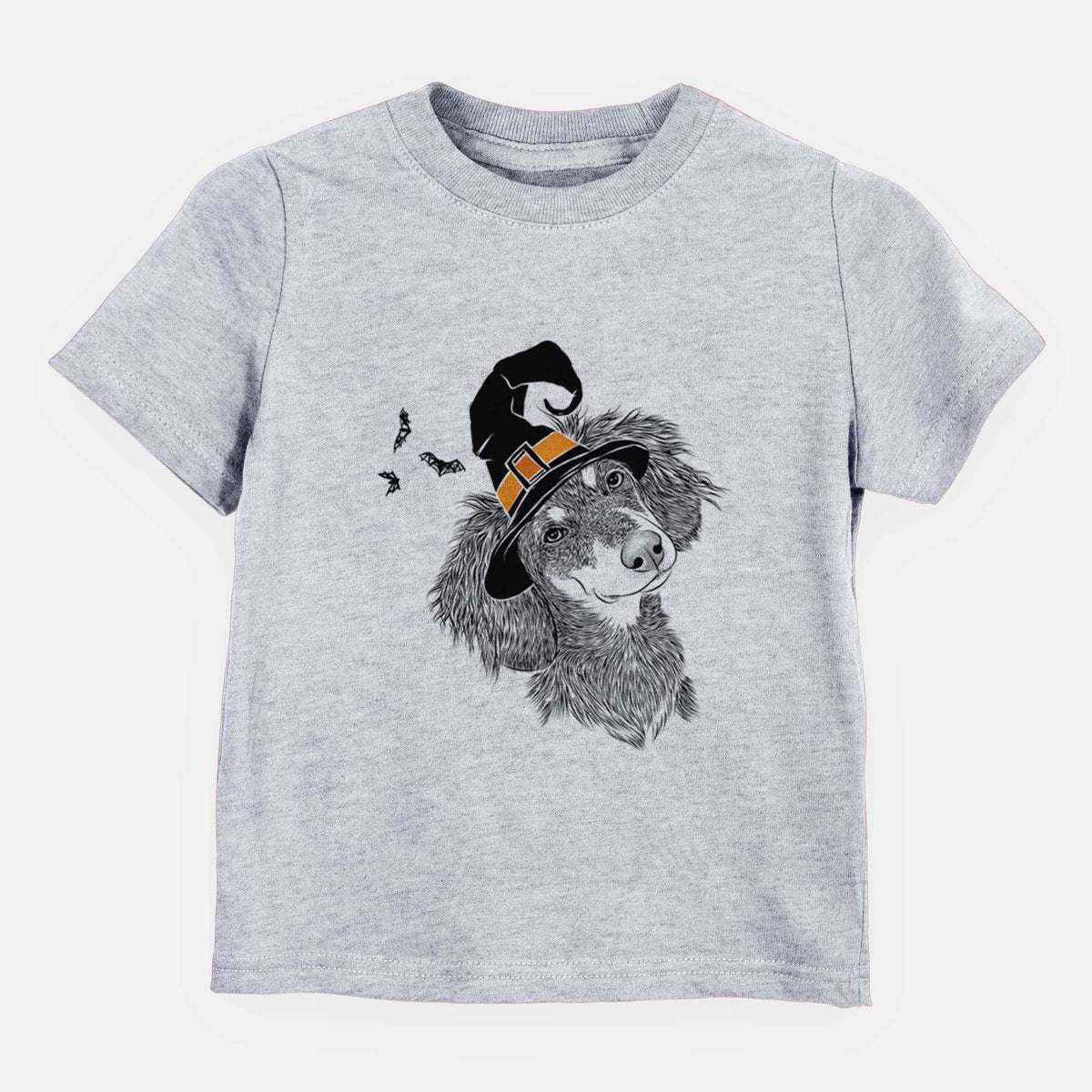 Halloween Bailey the Long Haired Dachshund - Kids/Youth/Toddler Shirt