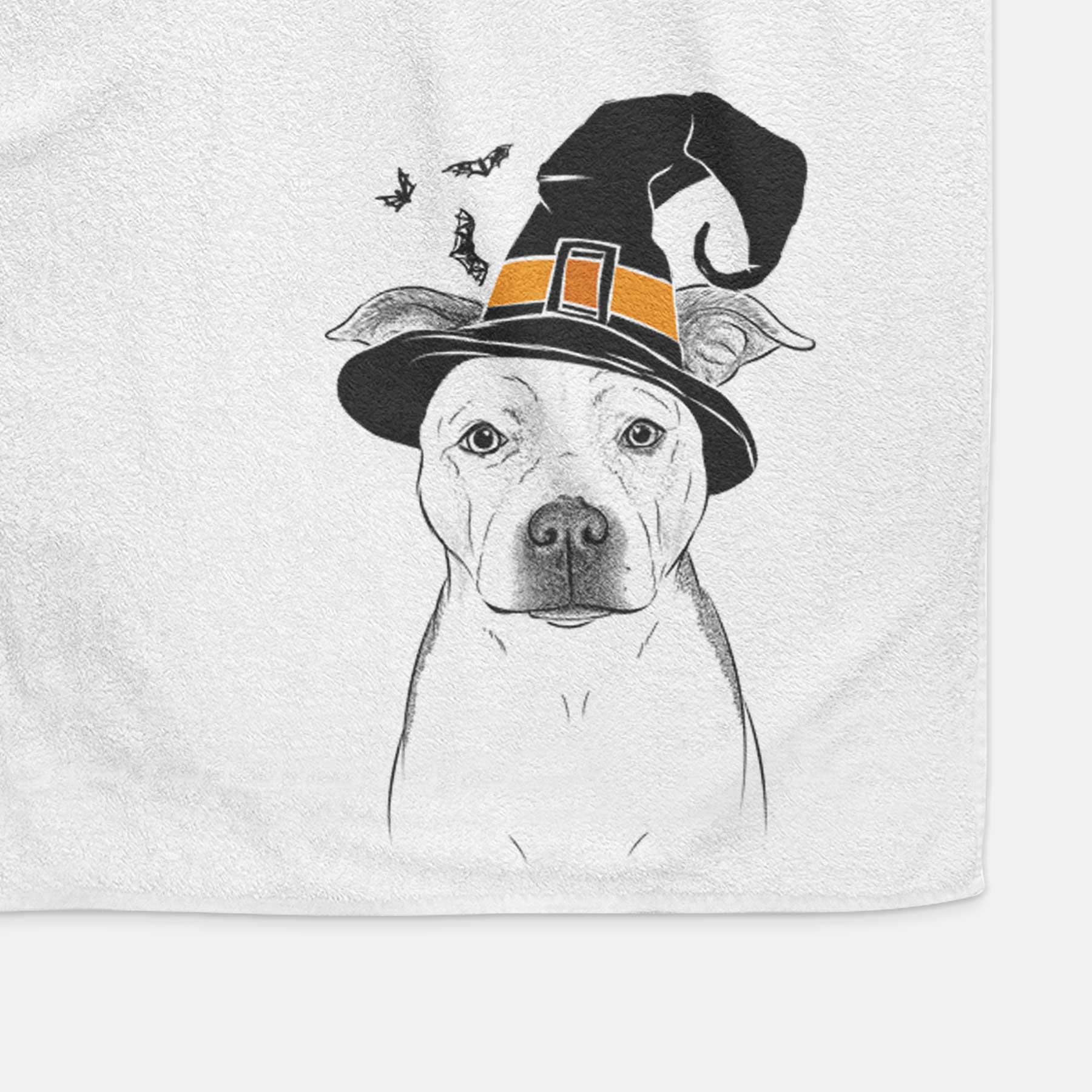 Bailey the Pitbull Decorative Hand Towel