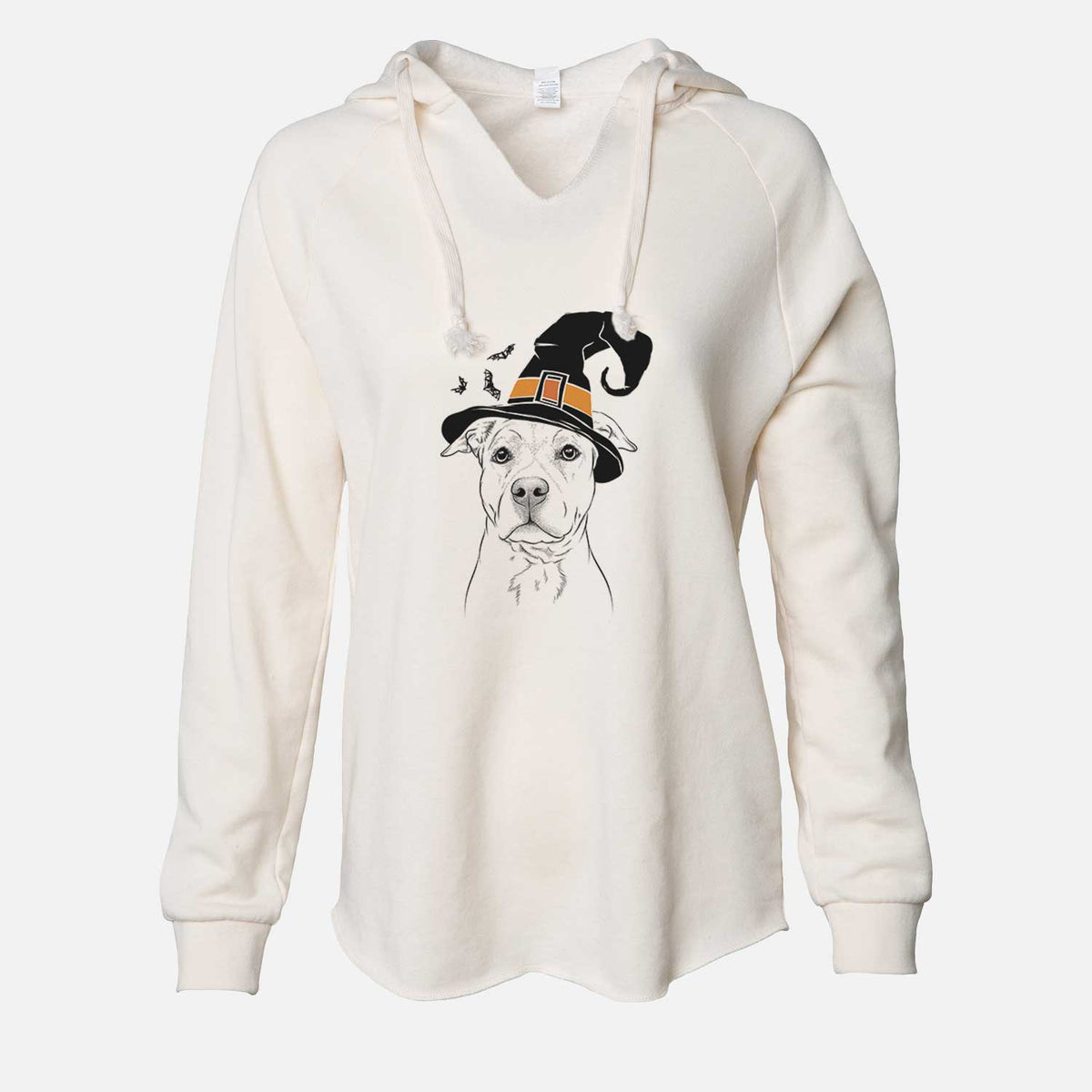 Witch Bailey the American Staffordshire Terrier - Cali Wave Hooded Sweatshirt