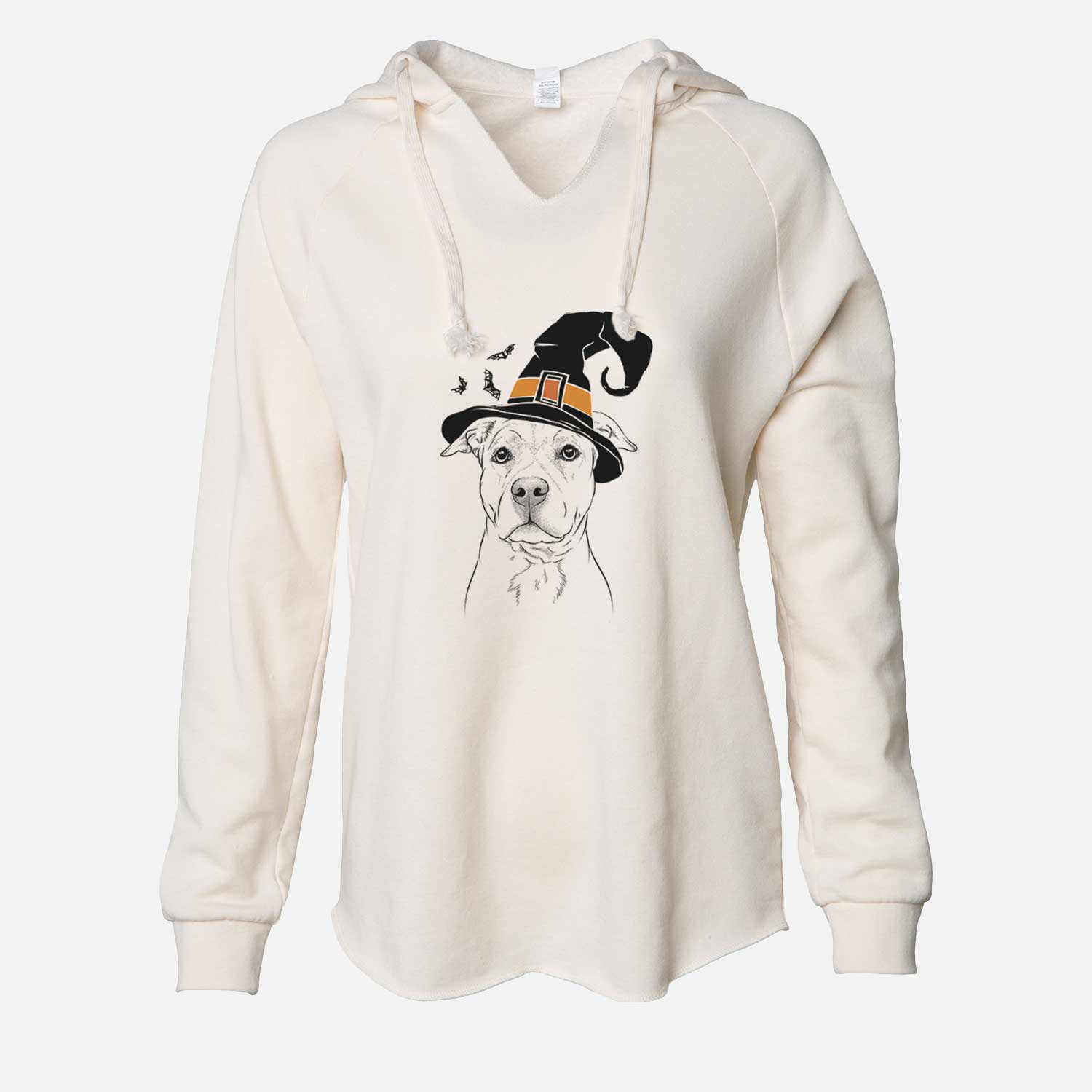 Witch Bailey the American Staffordshire Terrier - Cali Wave Hooded Sweatshirt