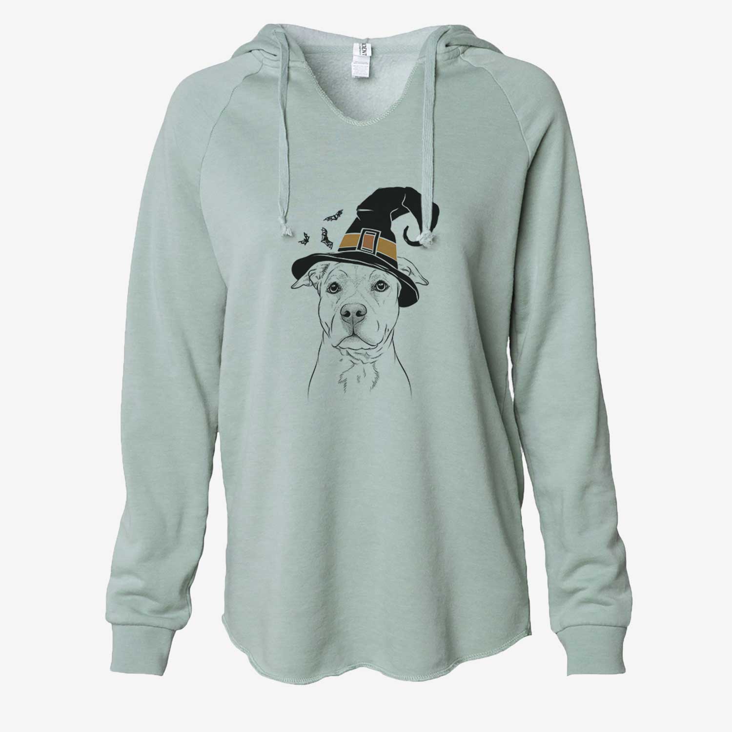 Witch Bailey the American Staffordshire Terrier - Cali Wave Hooded Sweatshirt