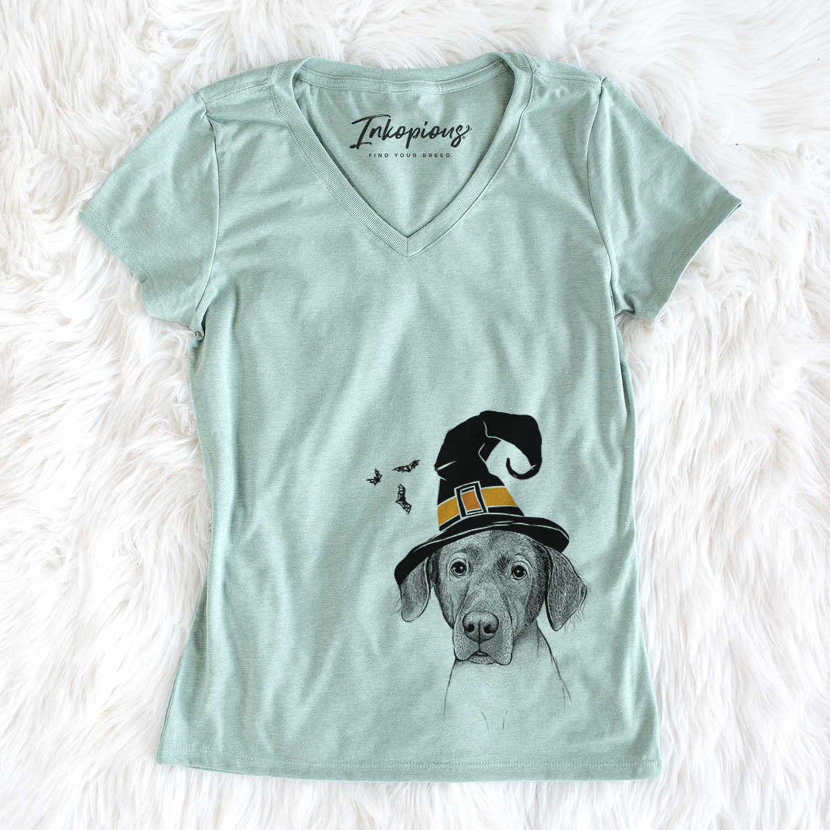 Witch Baldwin the Mixed Breed - Women&#39;s V-neck Shirt