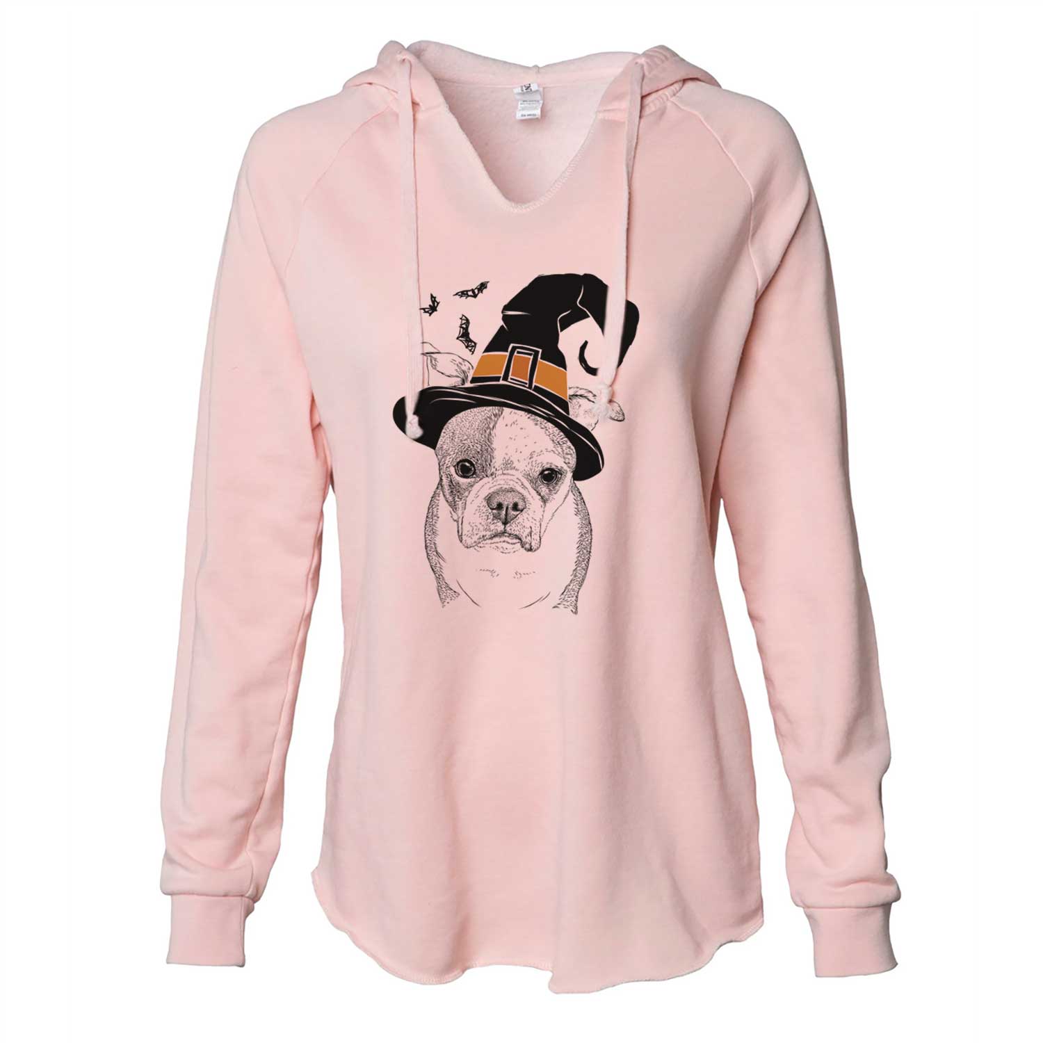 Witch Bandit the Boston Terrier - Cali Wave Hooded Sweatshirt