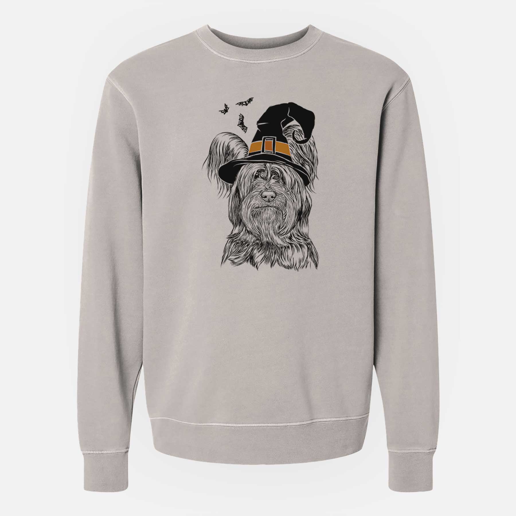 Witch Bandit the Skye Terrier - Unisex Pigment Dyed Crew Sweatshirt