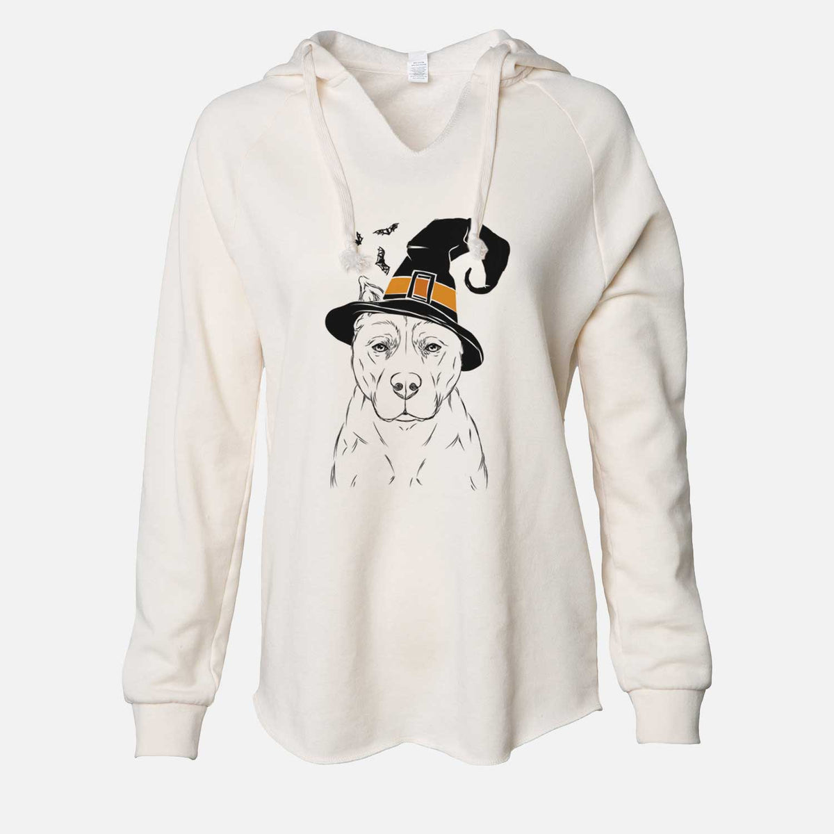 Witch Bane the Pitbull Mix - Cali Wave Hooded Sweatshirt