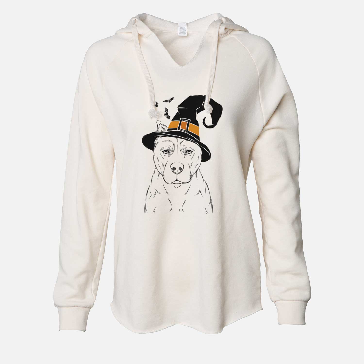 Witch Bane the Pitbull Mix - Cali Wave Hooded Sweatshirt